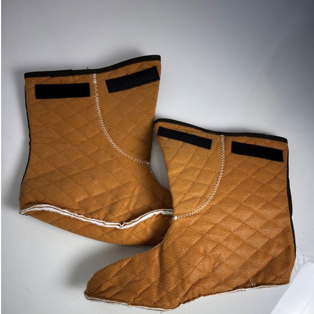 Bates Footwear Quilted Boot Liners Brown Size 8-8.5W XW Cold Weather NEW - Picture 5 of 5